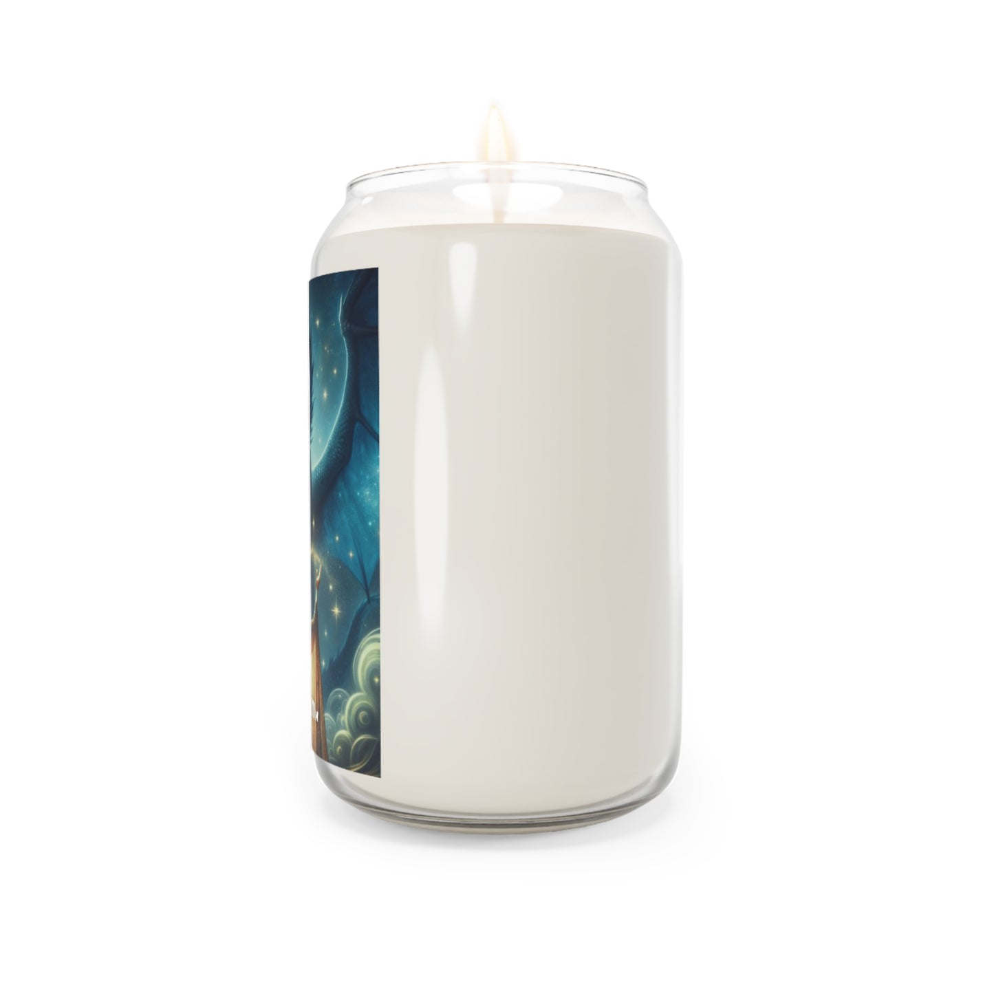 Mystical Lemurian Dragon Candle, Gifts for Magic Lovers, burns 70-80 hrs