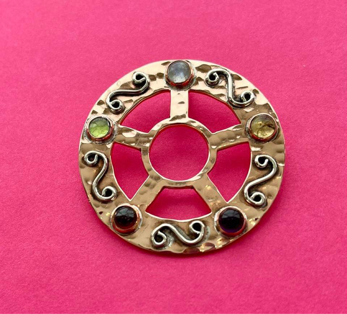 Shamanic Teaching Wheel Pendant