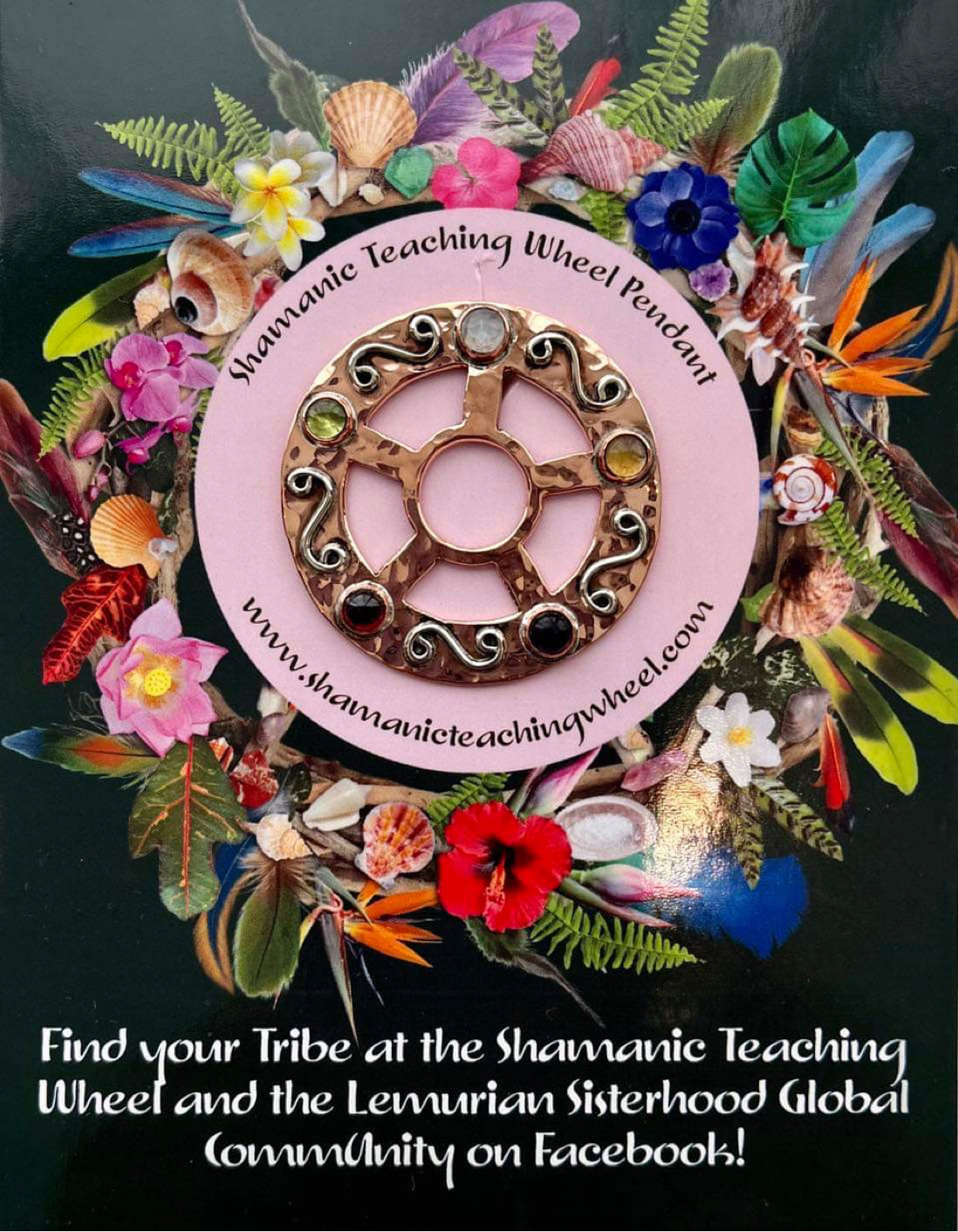 Shamanic Teaching Wheel Pendant