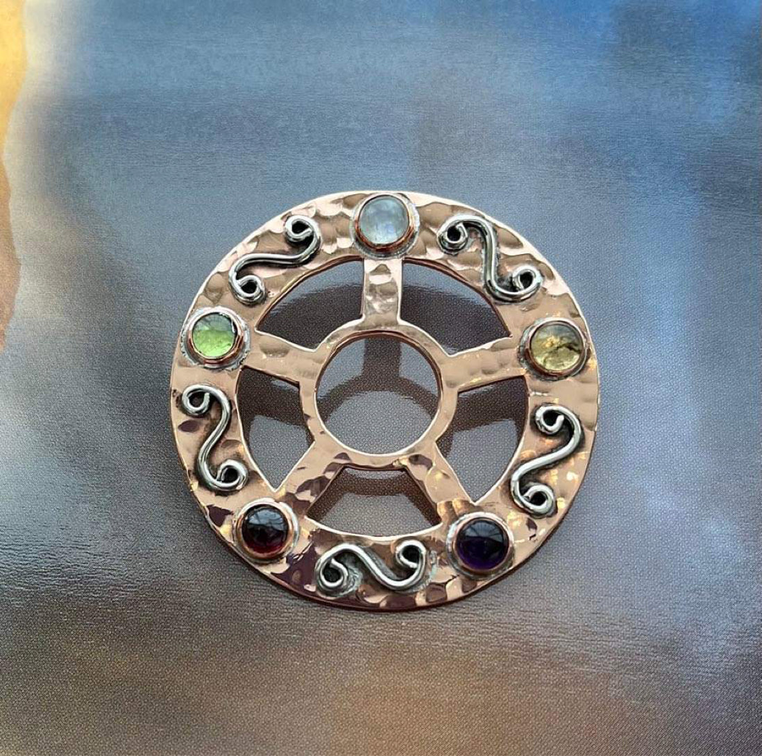 Shamanic Teaching Wheel Pendant