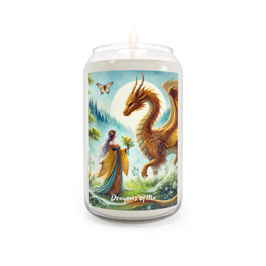 Golden Lemurian Dragon & Star Mother, Mystical Dragon Lovers, burns 70-80 hrs
